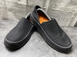 Softscience Levelast Loafers Men 11M Shoes Sneakers Black Woven Slip on ... - $34.47