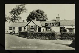 Vintage 1961 Rppc Postcard Blacksmith Shop &amp; Marriage Room Gretna Green C350 - £7.61 GBP