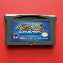 Mega Man Battle Network 4: Blue Moon Nintendo Game Boy Advance Authentic Saves - £24.16 GBP
