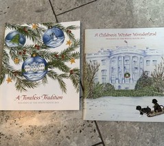 OBAMA CHRISTMAS WHITE HOUSE TOUR BOOK 2014 &amp; 2015 w SIGNATURES  DEMOCRAT... - £13.75 GBP