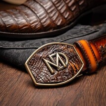 PHOENIX Genuine Caiman Belly Skin Cowboy Boot from the Western Collection Aged M image 10