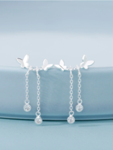 925 Sterling Silver Double Butterfly Zircon Jewelry Set - FAST SHIPPING!!! - £7.98 GBP+