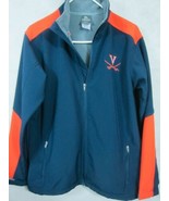 NEW UVA University of Virginia Hoos Full Zip Fleece Lined Track Jacket C... - £49.76 GBP