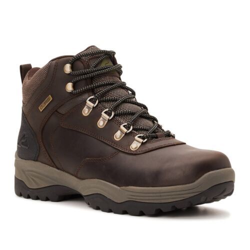 Primary image for OZARK TRAIL Brown Leather Free Edge Hiker Boots-Waterproof Foam Comfort 10 New