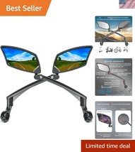 Universal Adjustable Bike Mirror with Scratch-Resistant Lens for Safe Ri... - $923.62 MXN