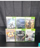 Lot Of 6 Games HALO (Xbox 360) 3, 4, Gears Of War 3, Black Ops, End War, & More!