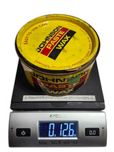 DISCONTINUED Vtg SC Johnson Paste Wax 16 oz 60% Full Original Formula  - £38.96 GBP