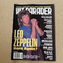 Revue Août 1986 Hit Parader Dio &amp; Lita Ford Super Effaçable LED Zeppelin - £11.39 GBP