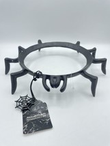 Spider Wrought Iron Bowl Holder Pedestal Halloween Decoration READ B62 - £14.69 GBP