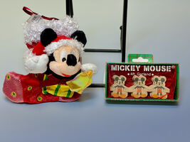 Disney Mickey Mouse Mini Stocking &amp; 4ft Garland Set Die-Cut - $11.99