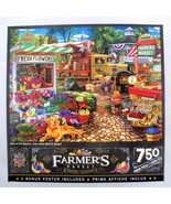 Jason Taylor Sale On The Square Farmer&#39;s Market Jigsaw Puzzle 750pc Mast... - $14.70