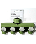Martha Stewart Garden Hose Tap Adapter 4 Way Faucet Splitter Connector - $23.99