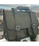 Vagarant Traveler Heavy C.E.O. - 17 in. Classic Full Leather Briefcase Backpack  - $189.00