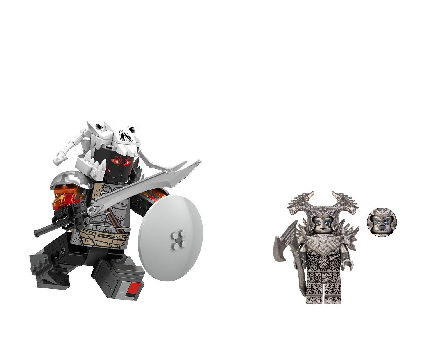 2pcs Big Small Steppenwolf Minifigures DC Super Heroes Sets