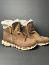 Skechers Winter Snow Boots Womens 9 Synergy Collab Brown Zip Faux Fur 44779 - $532.59 MXN
