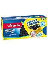 vileda Glitzi Plus Cleaning Sponges - Pack of 3 -Hygienic -FREE SHIPPING - £8.53 GBP