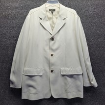 Tommy Bahama Island Soft Size L Large Beige Tan 100% Silk Sport Jacket Blazer. - £49.55 GBP