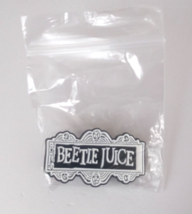 Beetlejuice Name Metal Enamel Pin - $6.44