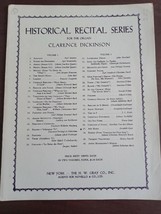 Historical Recital Series ~ Organ Clarence Dickinson Ave Maria 1922 Sheet Music - £69.43 GBP