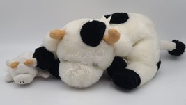 VERY RARE Commonwealth Medium-Sized Cow Plush with Mooing Calf CLEAN  - $75.14