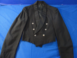 1971 Usaf U.S. Air Force Black Mess Dress Officer Jacket Coat Size 42L / 42 Long - £69.75 GBP