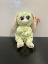 Fern 2025 Ty Easter Beanie Bellie 6&quot; Green Bunny MWMT - $10.39