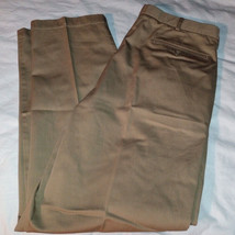 L.L. Bean Men&#39;s Classic Fit Brown 100% Cotton Casual Pants 38x32 RN 71341 - £6.36 GBP