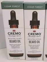 2 Cremo Revitalizing Beard Oils - Cedar Forest Blend Brand New Nature Feels - £15.61 GBP