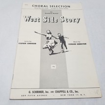 West Side Story Choral Selection Sheet Music Mixed SATB Sondheim Bernstein - $4.98