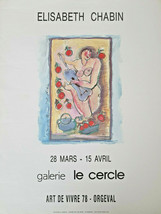 Elizabeth Chabin - G. The Circle - Original Exhibition Poster - Poster C.1980 - £129.94 GBP