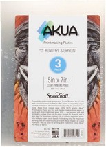 Akua Printmaking Plate 5 Inch x 7 Inch 3 Pack Clear - $408.42 MXN