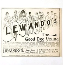 Lewando&#39;s Dry Cleaning Good Dye 1897 Advertisement Victorian Fashion ADB... - £11.85 GBP