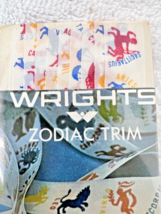 NOS Wrights Trim Zodiac Primary Color Trim Seam Binding MIP 3 Yards 1/2 ... - $8.42