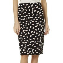 Philosophy Pencil Skirt Black White Pink Dots Size 2 Retro Office Career - £11.80 GBP