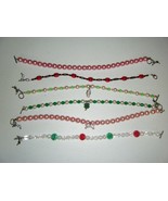 DOG COLLAR- NECKLACE MULTI COLORED NECKLACE 12 INCH 1 IS 10 INCHES SO PR... - £7.97 GBP