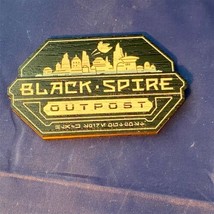 Disney Parks Star Wars Galaxy&#39;s Edge 2019 Black Spire Outpost Magnet New Wood 3D - £10.37 GBP