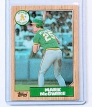 1987 Topps Mark McGwire Baseball Trading Card TPTV - £5.44 GBP