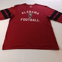 '47 Alabama Football Men Red & Black Cotton Blend Long Sleeve Graphic T-Shirt  L image 6