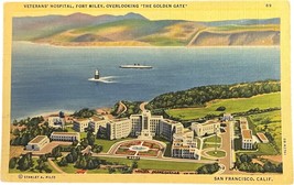 Veterans&#39; Hospital, Fort Miley, Golden Gate, San Francisco, CA, vintage ... - $11.99