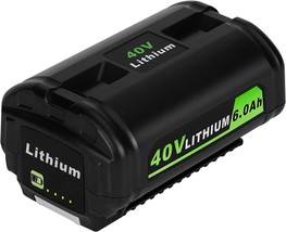 40V 6.0Ah Replacement Battery for Ryobi 40V Battery, Lithium-ion Battery - £61.07 GBP