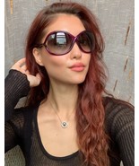 Tom Ford Women&#39;s Sunglasses 64mm Whitney Violet Oversized  Luxury Look - $2,479.17 MXN