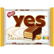 Yes Chocolate Brownie Cakes: Caramel -Pack Of 3- 96g Free Shipping - £8.66 GBP