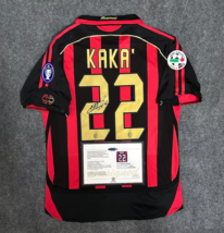 06/07 AC Milan Signature Shirt Jersey KAKA SIGNED Retro Short Sleeves + COA - $98.89