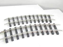 G SCALE - HOLLOW RAIL TRACK- 3 CURVES / ONE STRAIGHT - EXC.- HB14 - $23.20