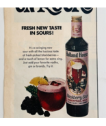 1968 Holland House Cocktail Mix Advertisement Blackberry Sour Vintage DW... - €17,41 EUR