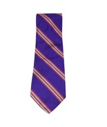 Brooks Brothers 346 Purple Striped Pure Silk Necktie Tie NWT - $29.39