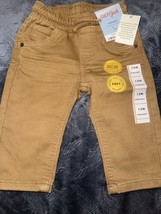 Toddler Boys&#39; Pull-On Straight Fit Jeans Brown- Cat &amp; Jack - 12m NWT. F - $9.99