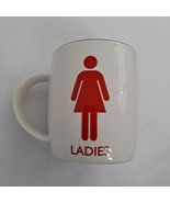 Ladies Bathroom Logo Coffee Mug Cup - £10.88 GBP