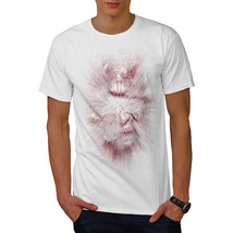 Wellcoda Katana Face Art Fantasy Mens T-shirt, Asia Graphic Design Printed Tee - £14.83 GBP+