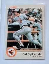 1983 Fleer Cal Ripken Jr Baseball Trading Card TPTV - £50.90 GBP